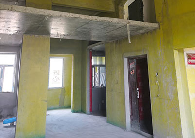 銀河太陽城四期E15-1-802，120平米頂層斜脊閣樓，澆筑樓梯樓板